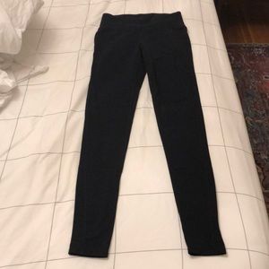 Athleta Small Tall Black Leggings